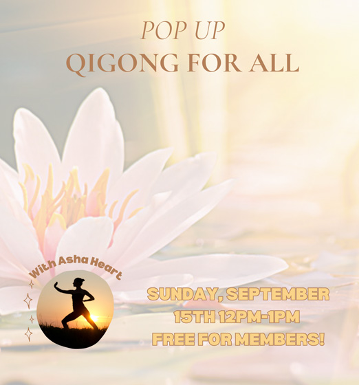 Asha is back to share the ancient Chinese practice called Qigong.