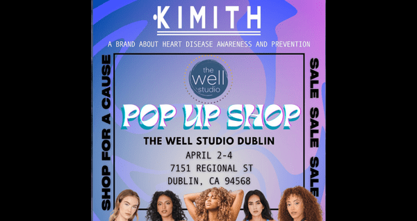 Kimith Brand Clothing Pop Up at The Well Studio in early April