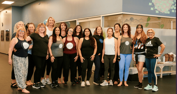 a glimpse of members and staff at The Well Studio in Dublin, CA where community is at the core of all we do