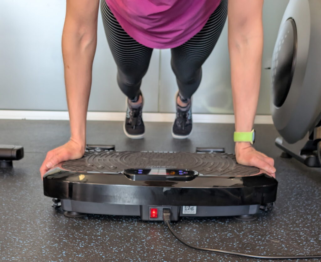 using a vibration plate